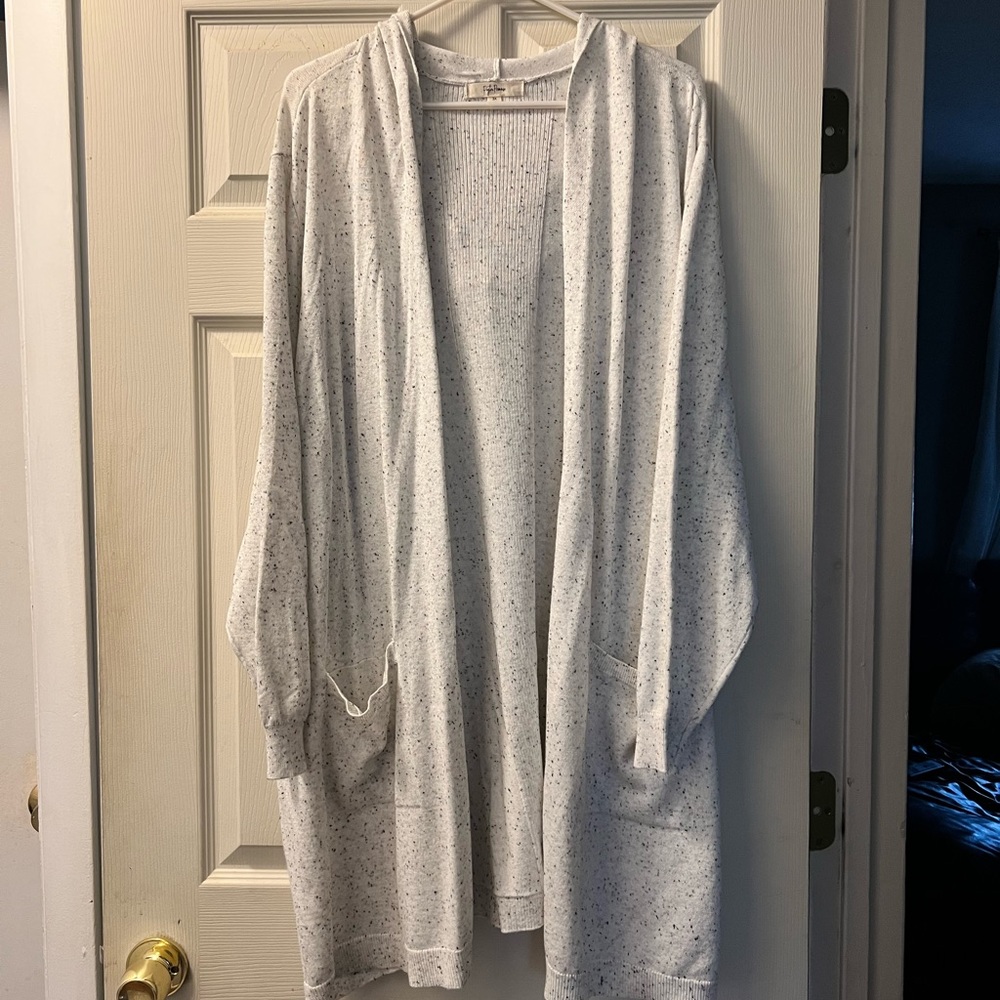 Plus size cardigan duster